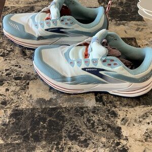 Brooks Kids Blue and White Running Shoes